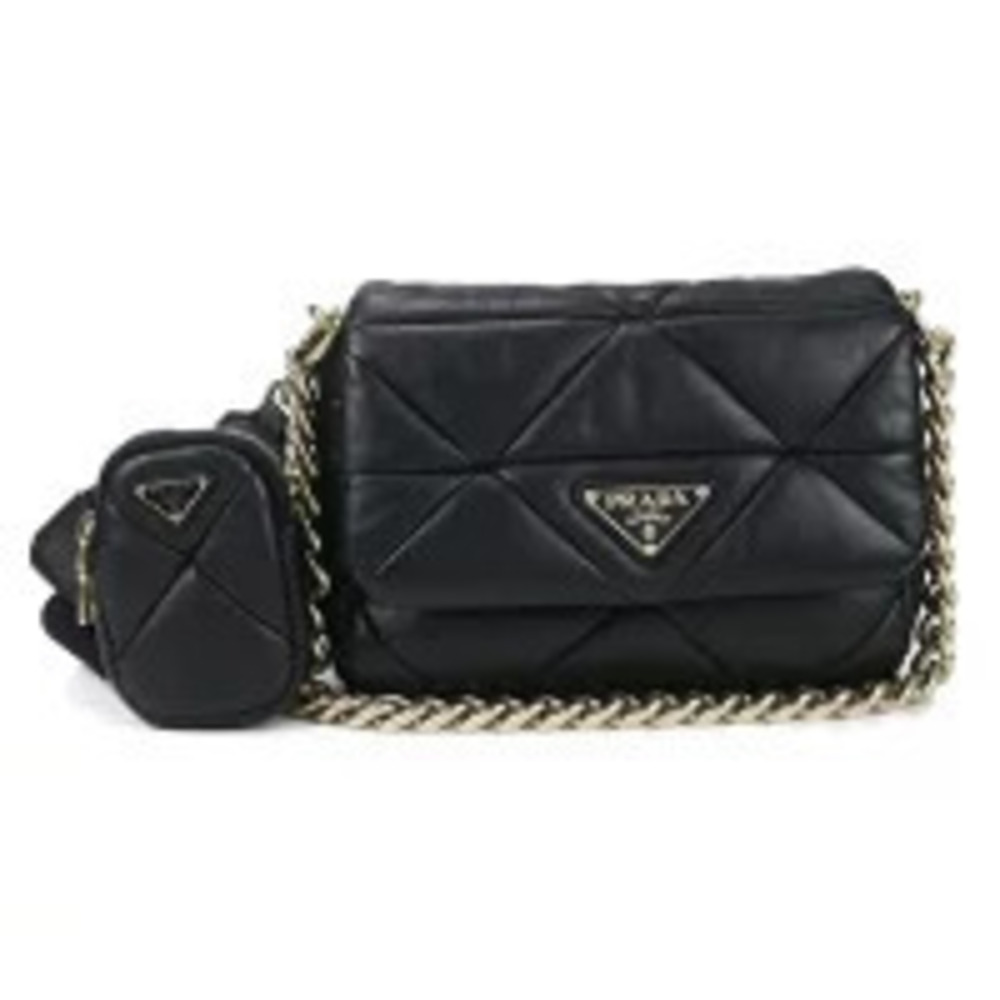 Prada Tessuto Shoulder Bag Black Crossbody